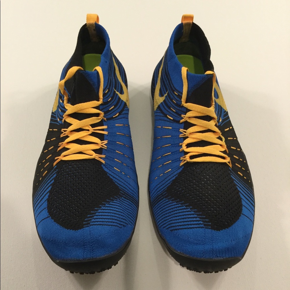 NIKE Men’s Free Hyperfeel TR, Blue-Laser Orange